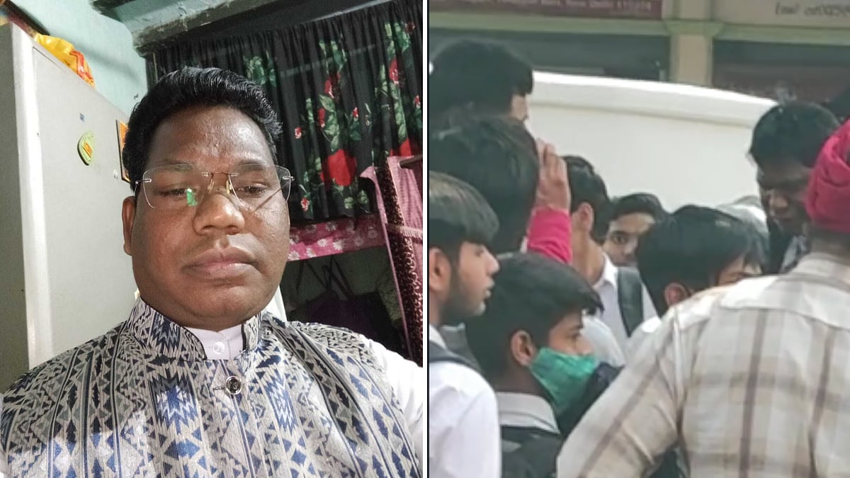 <div class="paragraphs"><p>A pastor was allegedly tied to the divider of a road and beaten up by a mob in Delhi’s Fatehpur Beri over suspicions of conducting forced religious conversions.</p></div>