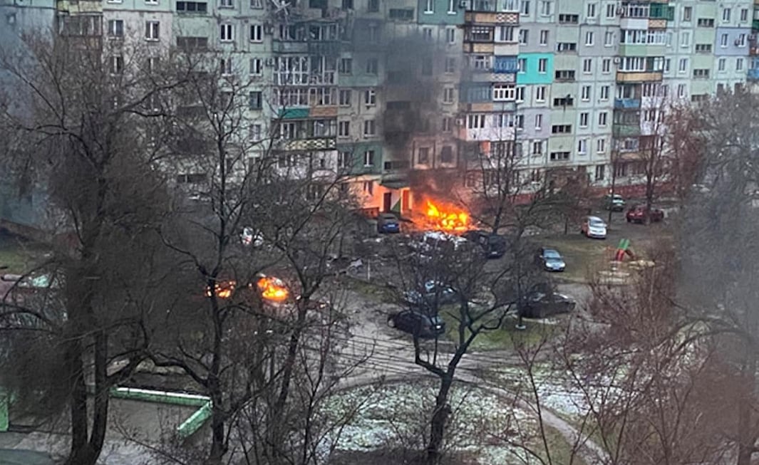 <div class="paragraphs"><p>Russian forces on Wednesday, 9 March struck a children’s hospital and maternity facility in the blockaded Ukrainian city of Mariupol, in an attack which the Ukrainian President Volodymyr Zelenskyy termed as an 'atrocity'.</p></div>