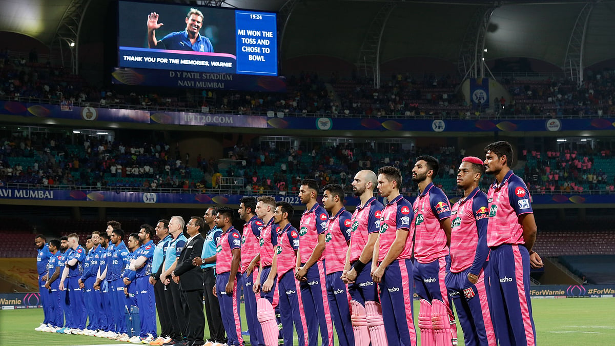 <div class="paragraphs"><p>MI and RR pay tribute to Shane Warne.&nbsp;</p></div>