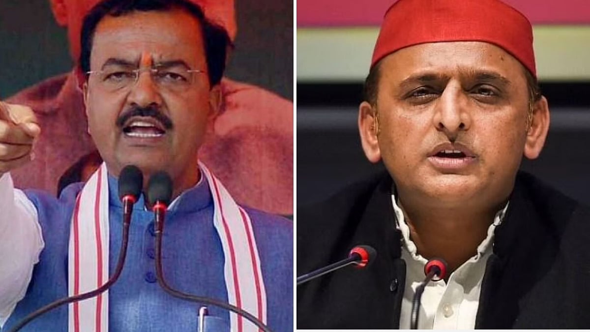 <div class="paragraphs"><p>Uttar Pradesh Deputy Chief Minister Keshav Prasad Maurya and Samajwadi Party (SP) chief Akhilesh Yadav.</p></div>