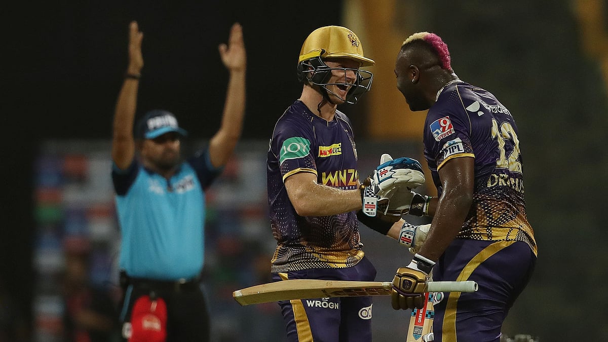 <div class="paragraphs"><p>Andre Russell smashed a six to seal the win.</p></div>