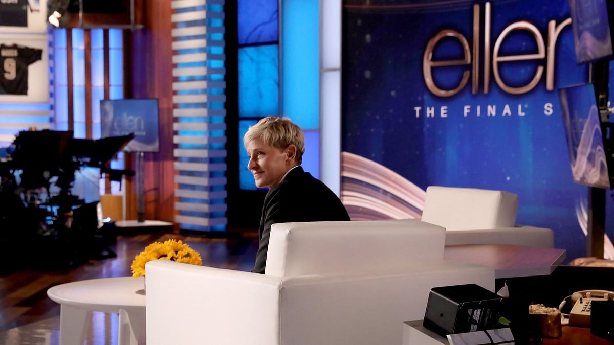 <div class="paragraphs"><p>Ellen DeGeneres shoots the final episode of&nbsp;<em>The Ellen DeGeneres Show.</em></p></div>