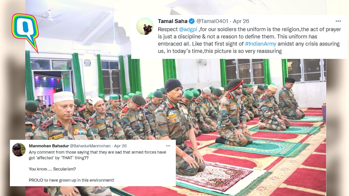<div class="paragraphs"><p>Indian officers from different religions offer prayers during Ramzan </p></div>
