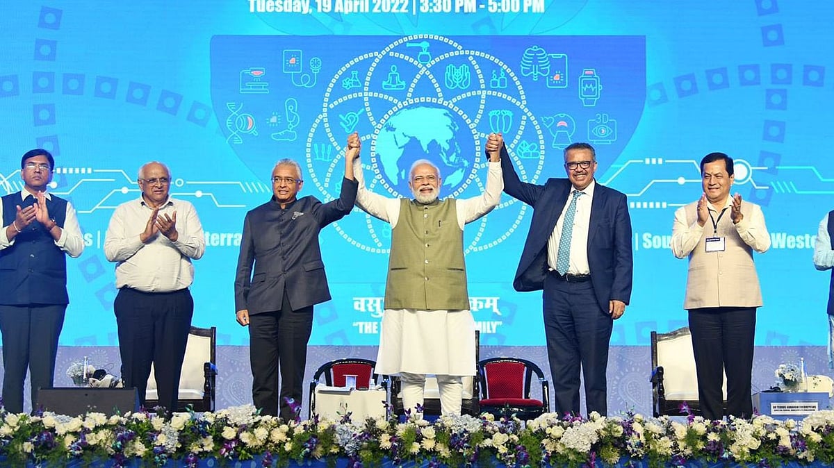 <div class="paragraphs"><p>Prime Minister <a href="https://www.thequint.com/topic/narendra-modi">Narendra Modi</a>, who is on a three-day visit to Gujarat, inaugurated the <a href="https://www.thequint.com/topic/world-health-organization-who">World Health Organization</a> (WHO) Global Centre for Traditional Medicine at Jamnagar on Tuesday, 19 April.</p></div>