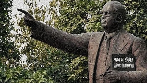 <div class="paragraphs"><p>A statue of Dr Bheem Rao Ambedkar.</p></div>