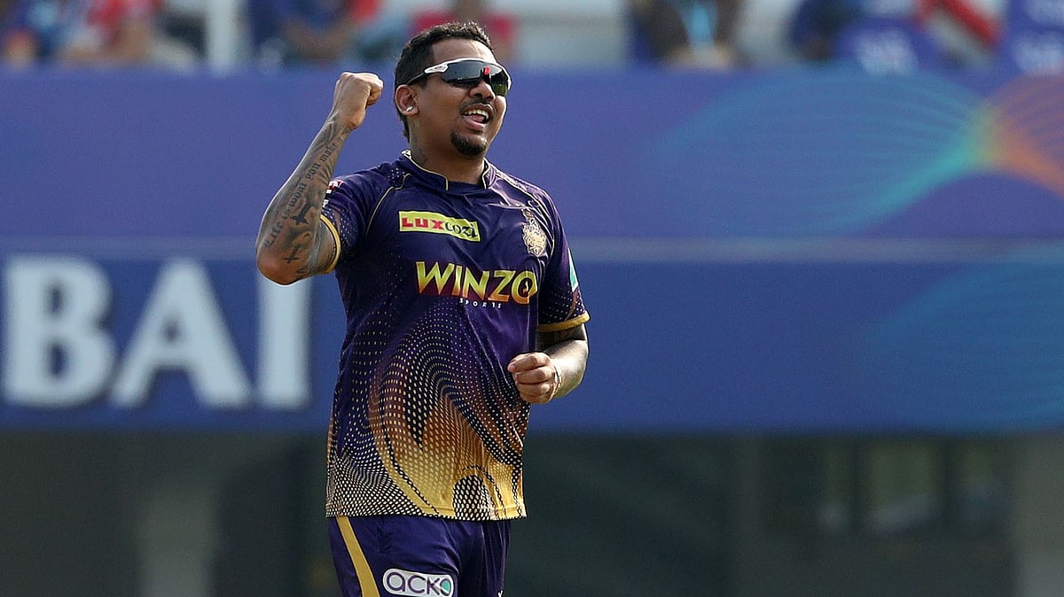 <div class="paragraphs"><p>Sunil Narine celebrates a wicket</p></div>