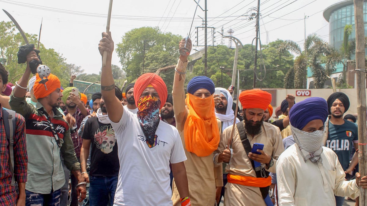 <div class="paragraphs"><p>The&nbsp; anti-Khalistan rally was taken out from the Gurudwara Dukh Nivaran Sahib in Patiala on Friday, 29 April.</p></div>