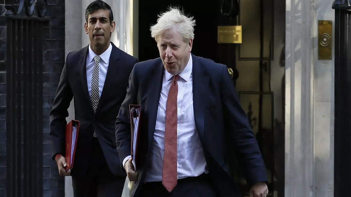 <div class="paragraphs"><p>British Prime Minister Boris Johnson and&nbsp;Chancellor Rishi Sunak</p></div>