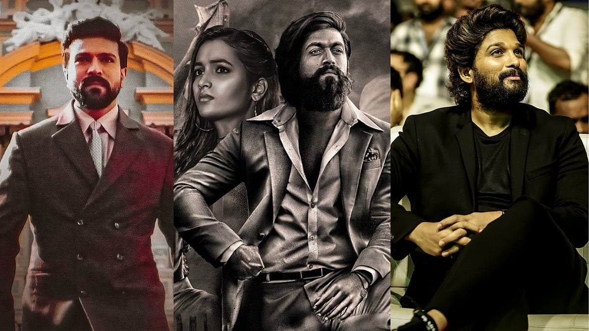<div class="paragraphs"><p>Ram Charan and Allu Arjun praise Yash's performance in <em>K.G.F: Chapter 2.</em></p></div>