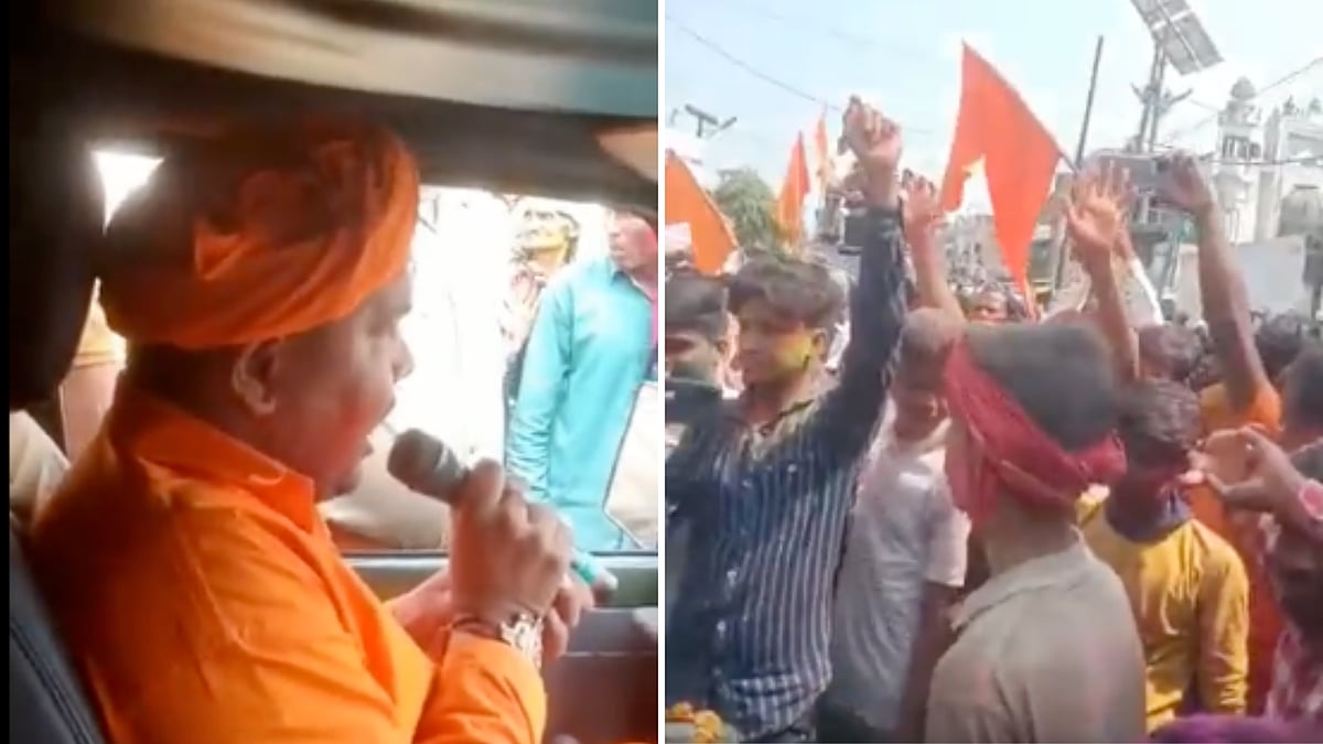 <div class="paragraphs"><p>The UP Police had registered an FIR after a video of a saffron-clad man publicly threatening to 'rape' Muslim women went viral.</p></div>