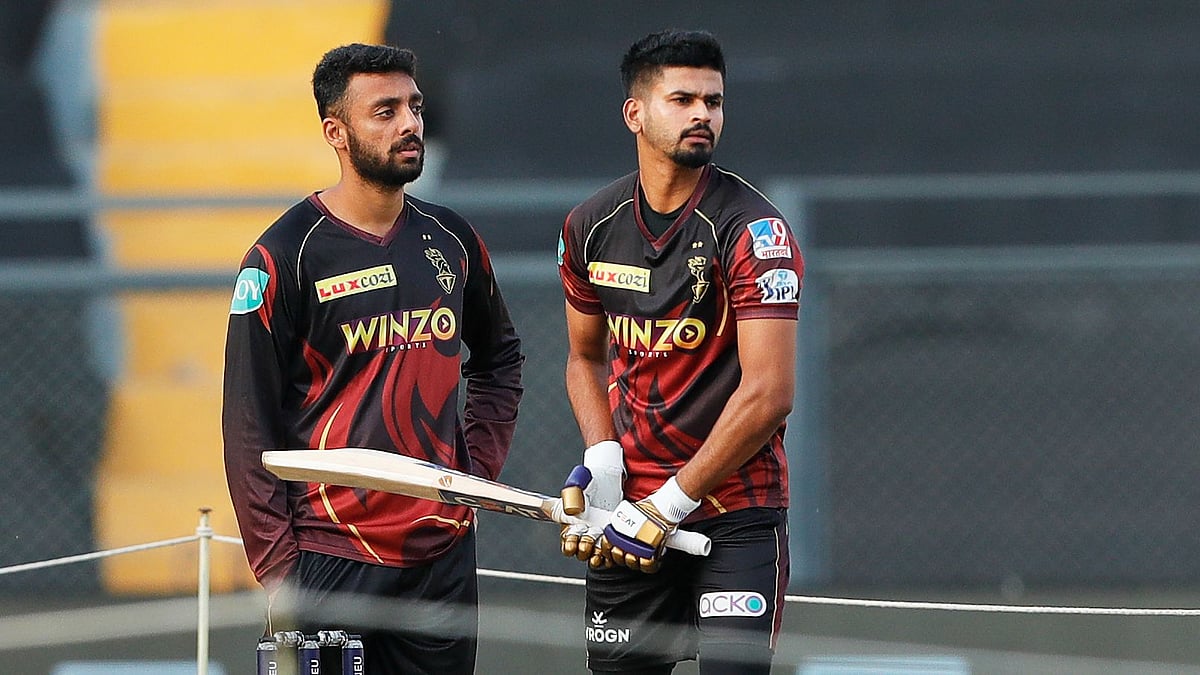 <div class="paragraphs"><p>Shreyas Iyer before the game. </p></div>
