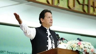 <div class="paragraphs"><p>Pakistan Prime Minister Imran Khan referred to the United States and said that a "powerful country", which is "supporting its ally India," was angry with Pakistan.</p></div>