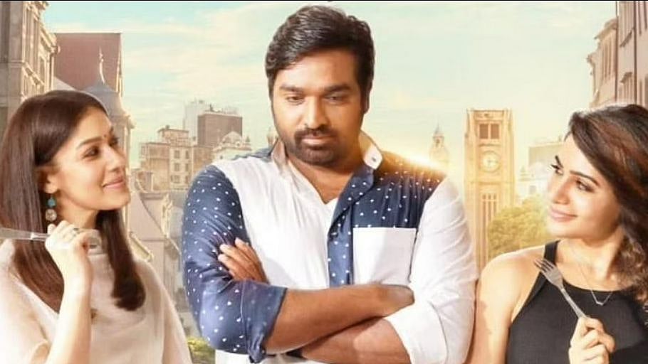 <div class="paragraphs"><p>Vijay Sethupathi, Nayanthara and Samantha in <em>Kaathuvaakula Rendu Kaadhal </em></p></div>