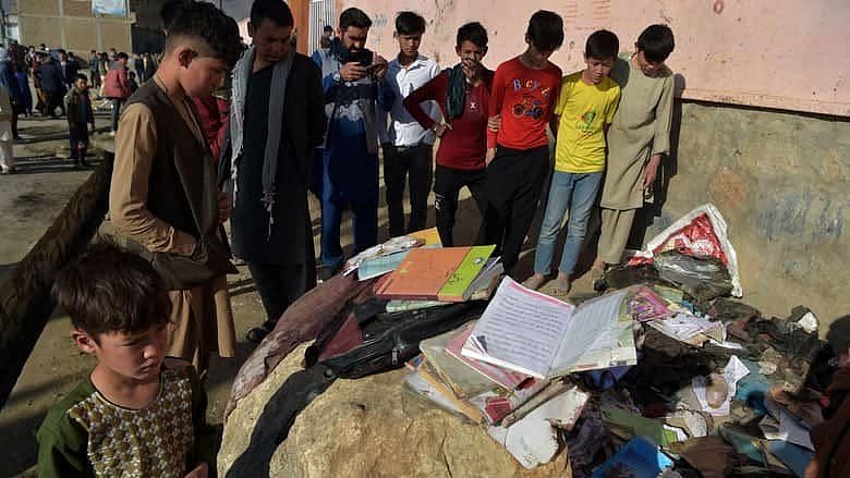 <div class="paragraphs"><p>A high school in western Kabul, Afghanistan, was hit by three explosions.&nbsp;</p></div>