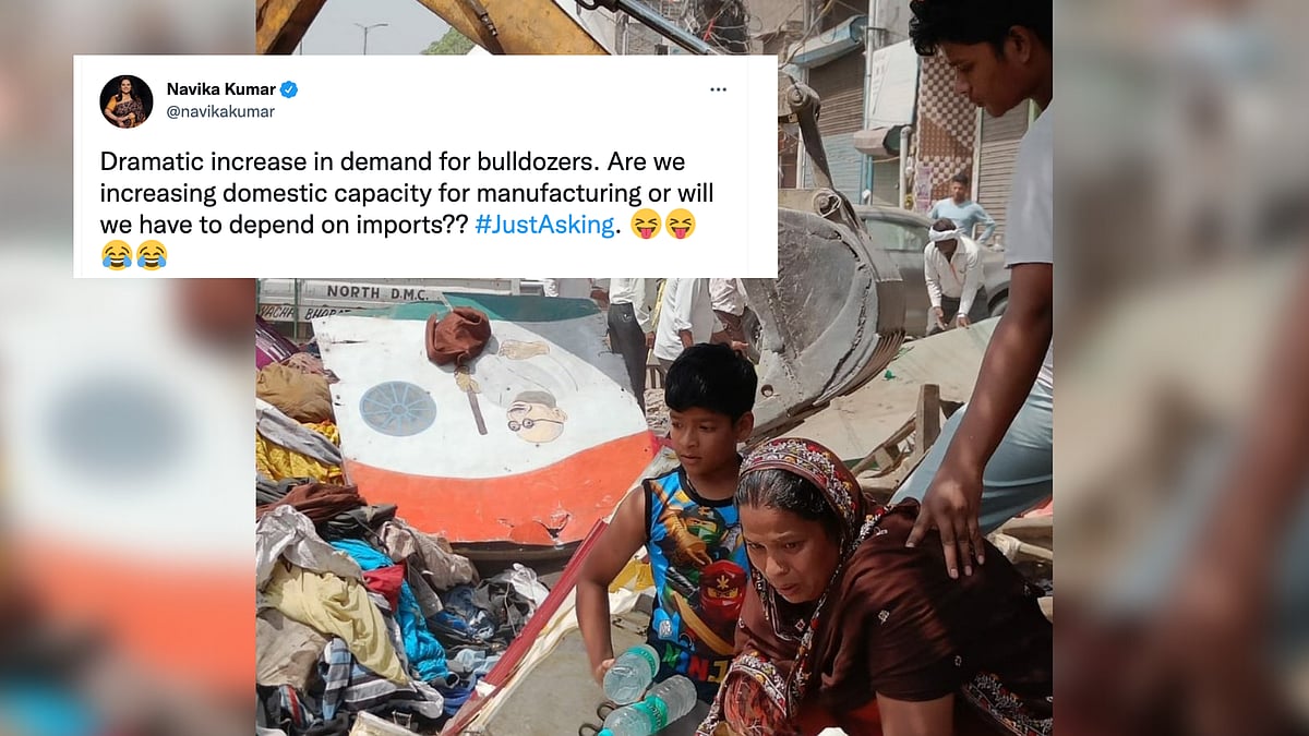 <div class="paragraphs"><p>Navika Kumar jokes about  Delhi's Jahangirpuri Demotion.</p></div>