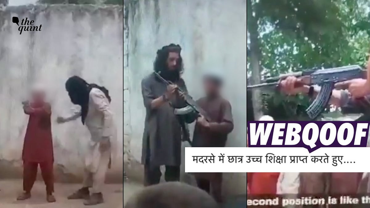 <div class="paragraphs"><p>Fact- Check | The claim states that the video shows Indian madrasa teaching children how to use guns.</p></div>