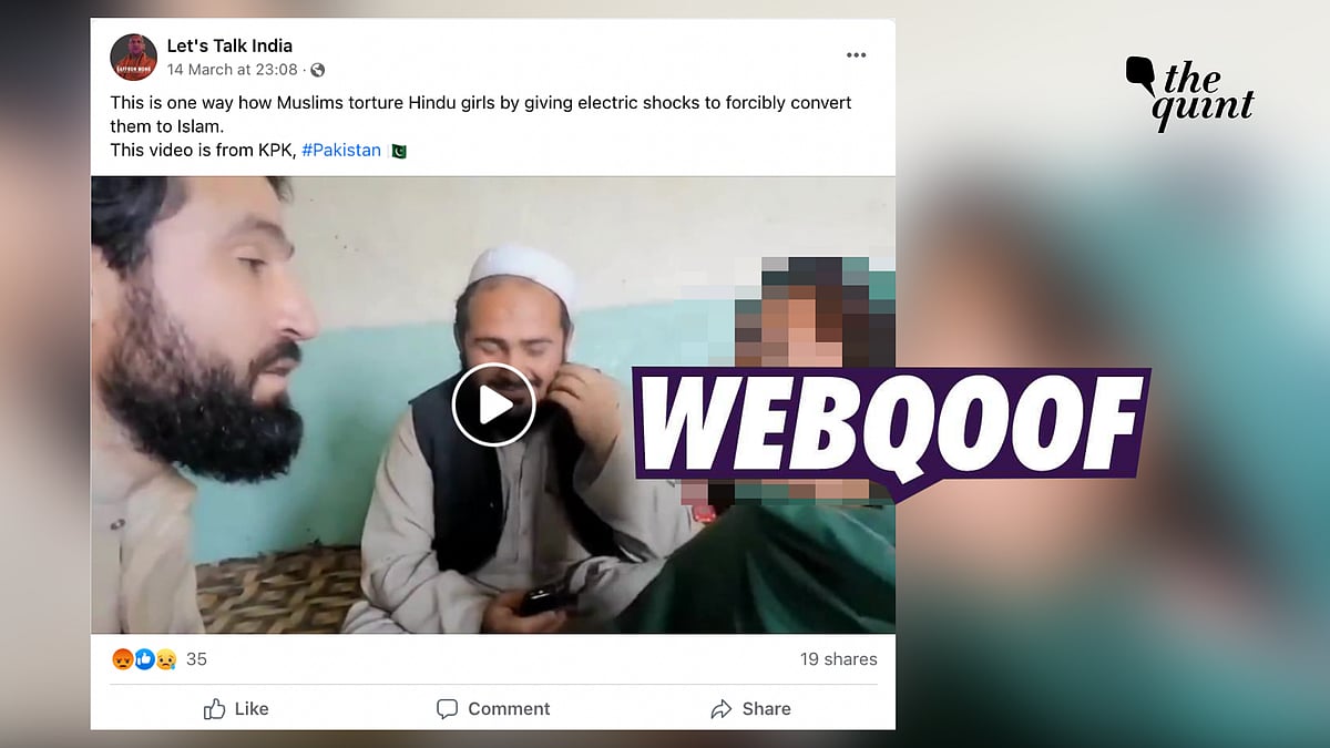<div class="paragraphs"><p>The video is from Peshawar and show an exorcism.</p></div>