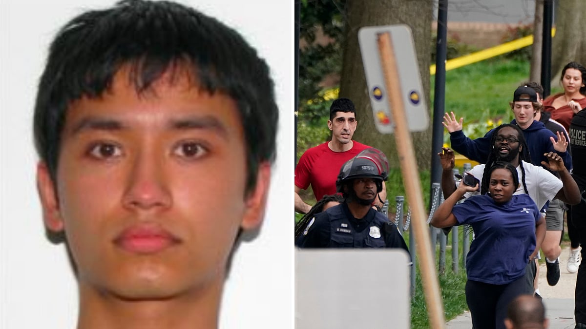 <div class="paragraphs"><p>Suspect Raymond Spencer (left). Residents being evacuated from the locality earlier (right).</p></div>
