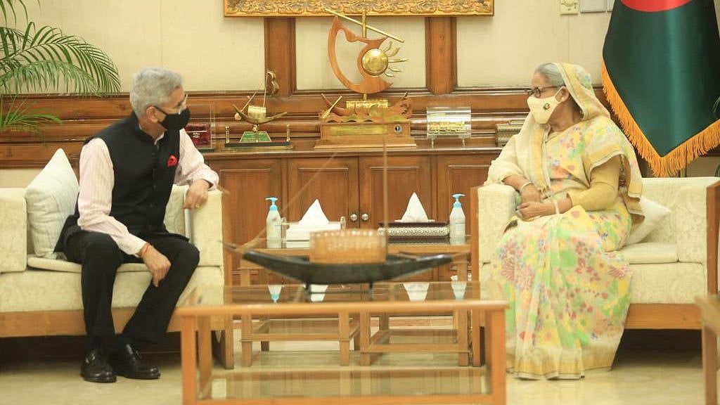 <div class="paragraphs"><p>External Affairs Minister S Jaishankar and Bangladesh PM Sheikh Hasina.</p></div>