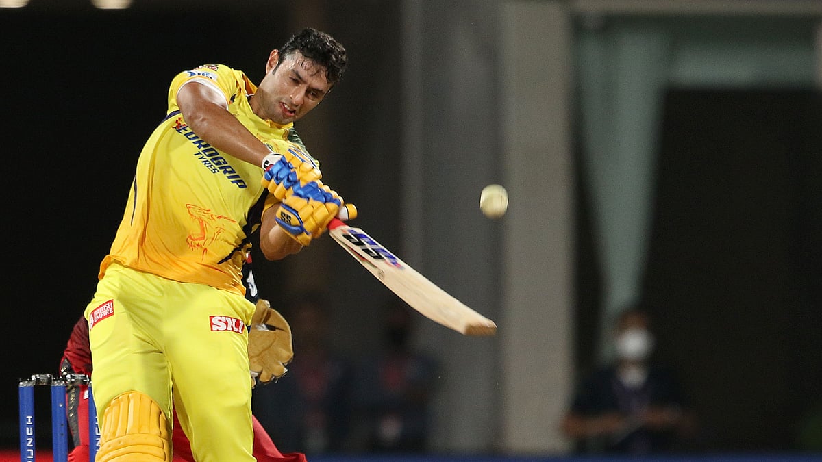 <div class="paragraphs"><p>Shivam Dube during his unbeaten 95.</p></div>