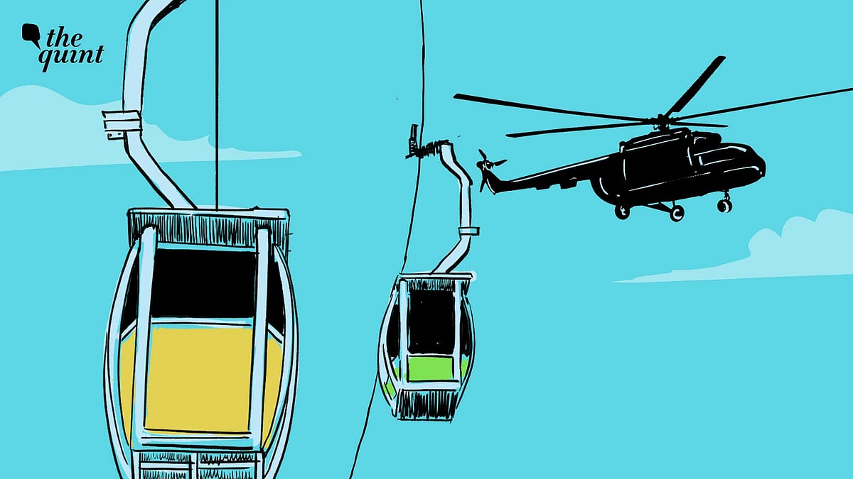 <div class="paragraphs"><p>In Deoghar, two victims of a cable car accident <a href="https://www.thequint.com/news/india/jharkhand-cable-car-accident-an-audit-report-had-advised-close-watch-on-rope">fell to their death</a> after being picked up by the <a href="https://www.thequint.com/topic/indian-air-force">Indian Air Force’s (IAF)</a> rescue helicopters. Photo for representation.</p></div>