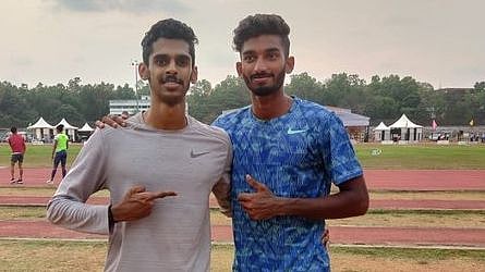 <div class="paragraphs"><p>Jeswin Aldrin produced a stunning leap of 8.37m to beat Olympian S Sreeshankar of Kerala in a well-contested long jump final to win gold</p></div>