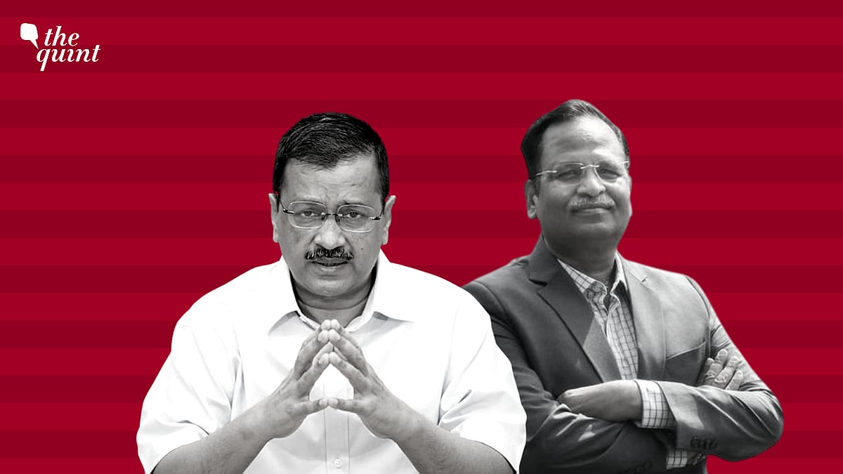 <div class="paragraphs"><p>Delhi Health Minister Satyendar Jain and Aam Aadmi Party (AAP) chief Arvind Kejriwal. </p></div>