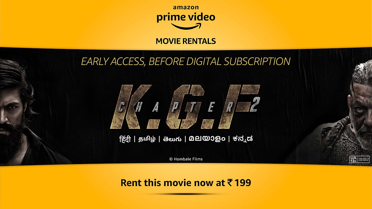 <div class="paragraphs"><p>K.G.F: Chapter 2 on 'Movie Rentals'</p></div>