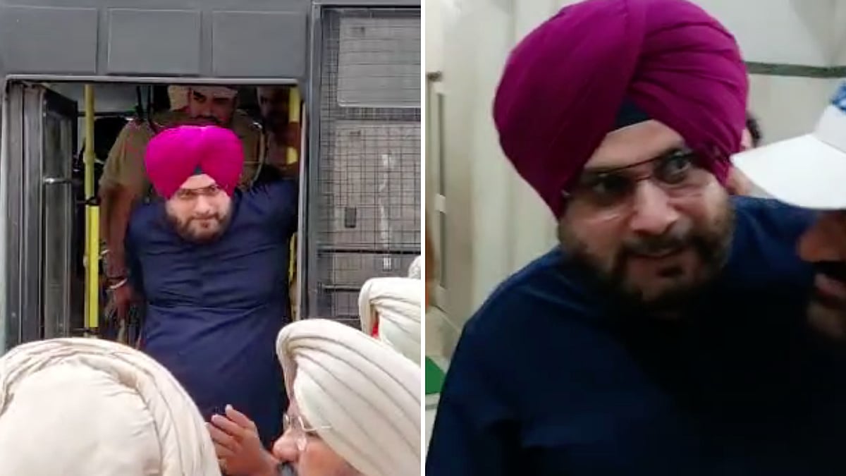 <div class="paragraphs"><p>Navjot Singh Sidhu at Patiala's Rajinder Hospital on 23 May.</p></div>