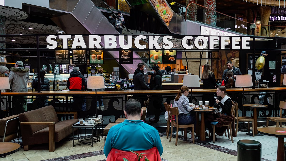 <div class="paragraphs"><p>Starbucks in Saint Petersburg, Russia. </p></div>