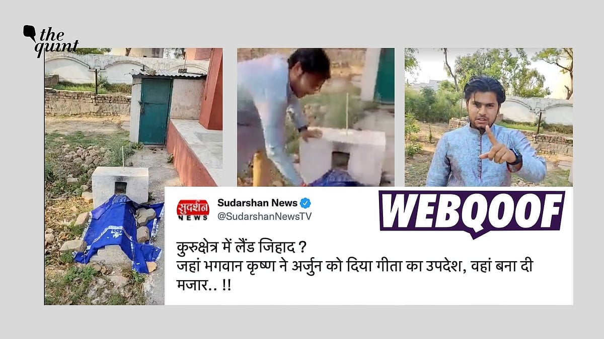 <div class="paragraphs"><p>Fact-Check | A video is being massively shared to claim that a <em>mazar </em>is being built in a temple compound.</p></div>