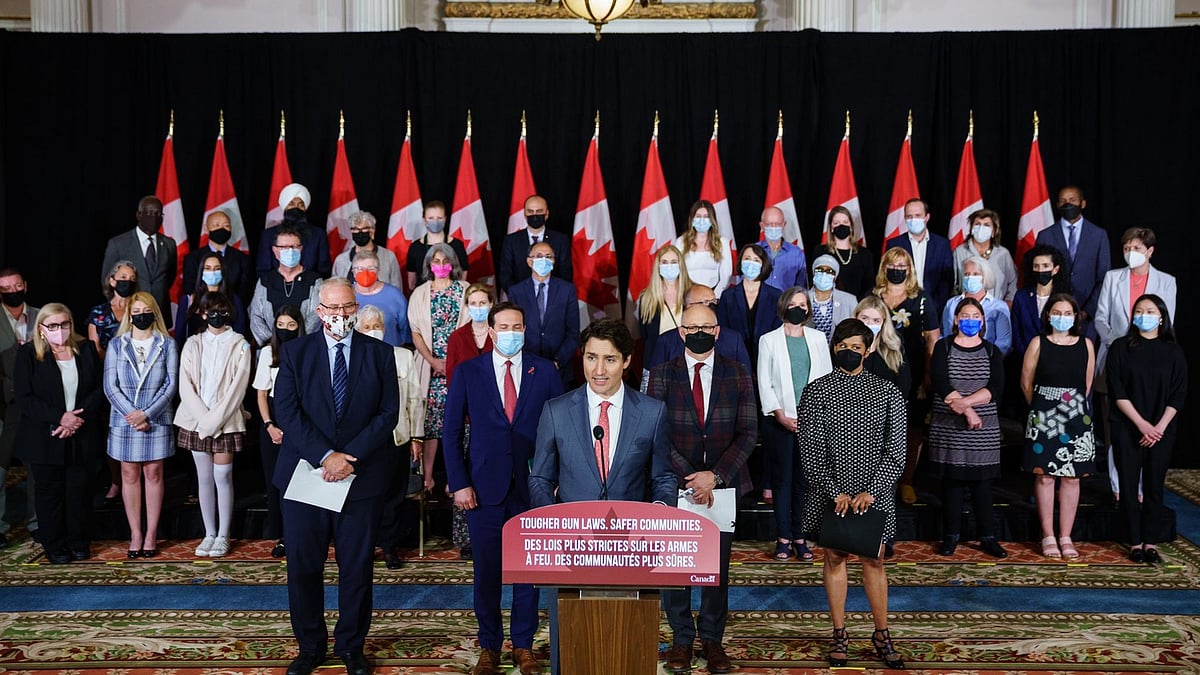 <div class="paragraphs"><p>The Canadian government led by Prime Minister Justin Trudeau introduced legislation on Monday, 30 May, that would put a ban on the import, purchase and sale of handguns.</p></div>