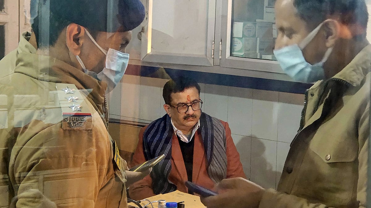 <div class="paragraphs"><p>Police arrested Wasim Rizvi alias Jitendra Narayan Tyagi in connection with the three-day-long hate speech conclave.</p></div>