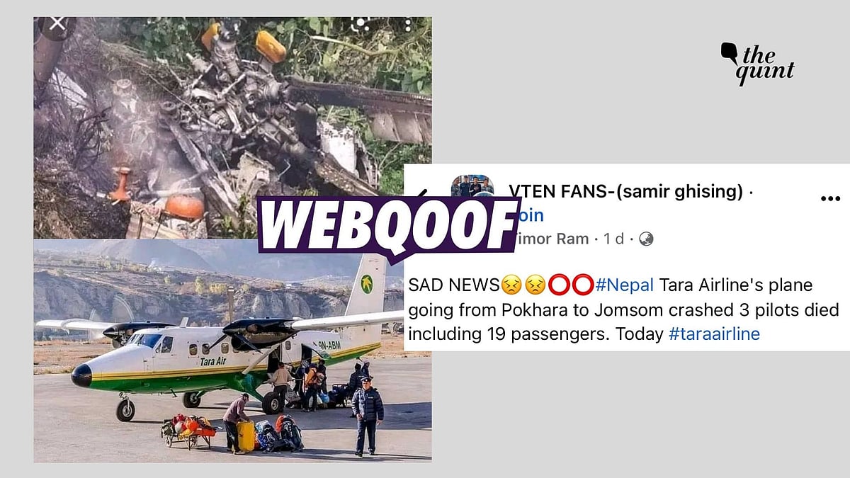 <div class="paragraphs"><p>Neither of these photos are related to the Tara Air plane that crashed in Mustang, Nepal.</p></div>
