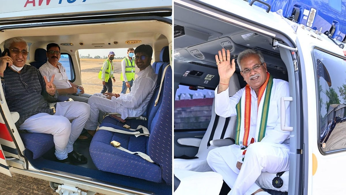 <div class="paragraphs"><p>Chhattisgarh’s health minister <a href="https://www.thequint.com/news/politics/congress-rebel-leaders-meet-again-hours-after-a-g-23-member-meets-with-rahul">TS Singhdeo</a>&nbsp;and&nbsp;chief minister <a href="https://www.thequint.com/news/politics/chhattisgarh-cm-bhupesh-baghel-challenges-before-elections-next-year-and-report-card-till-now">Bhupesh Baghel</a>.</p></div>
