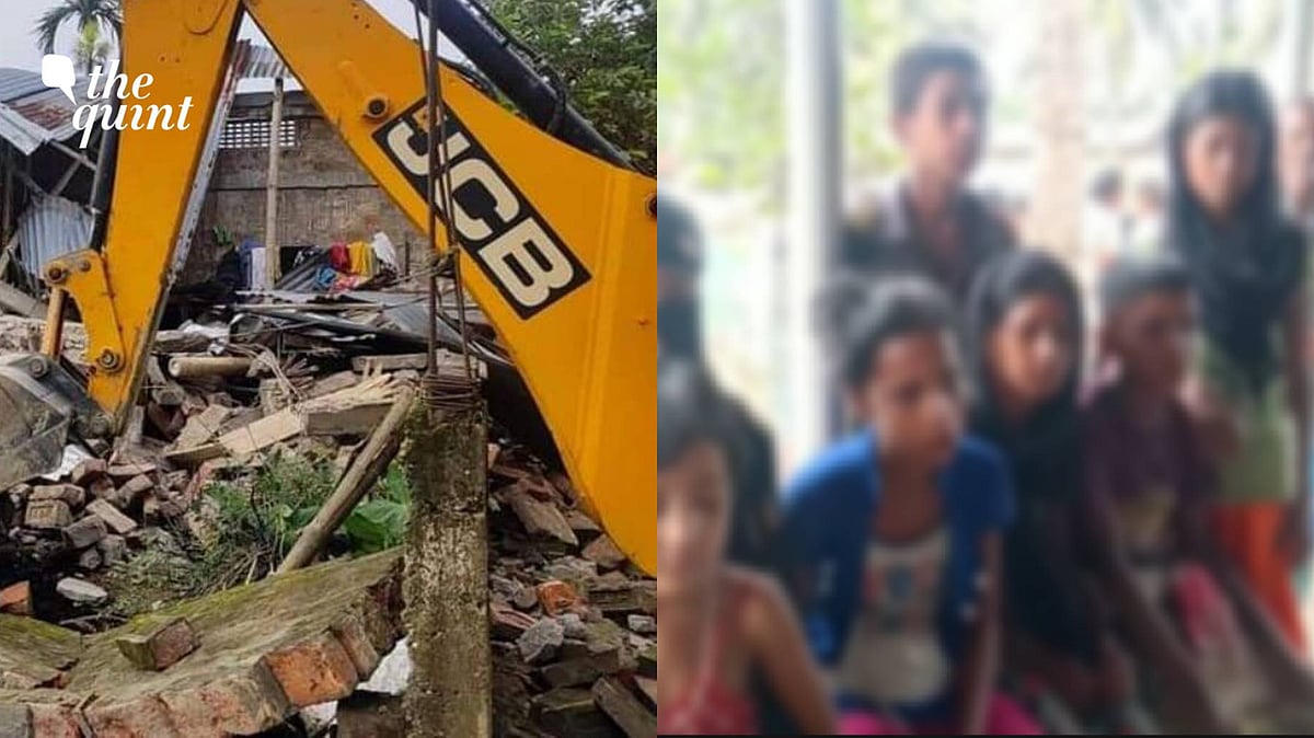 <div class="paragraphs"><p>Children in Assam village where homes of accused were bulldozed, left to fend for themselves</p></div>