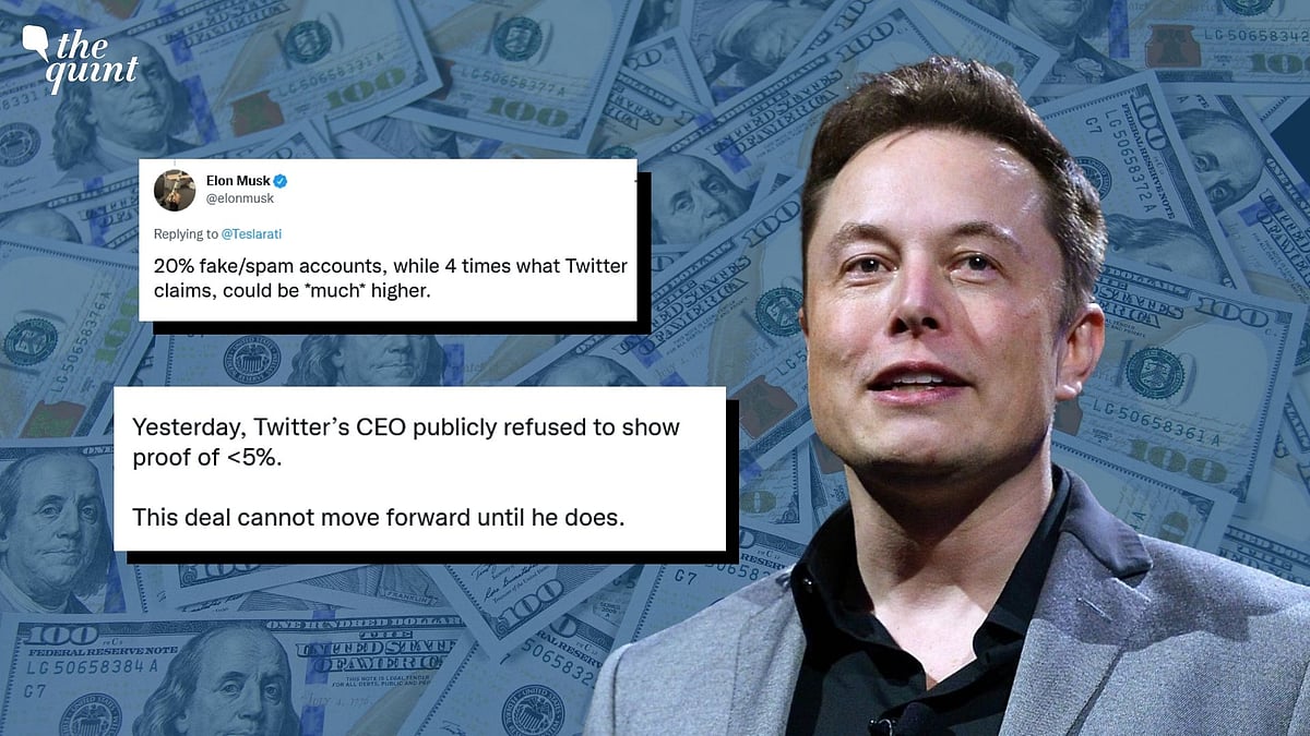 <div class="paragraphs"><p>Elon Musk said that the purchase will not move forward with the deal until Twitter shows proof that bots are less than five percent of its daily average users.</p></div>