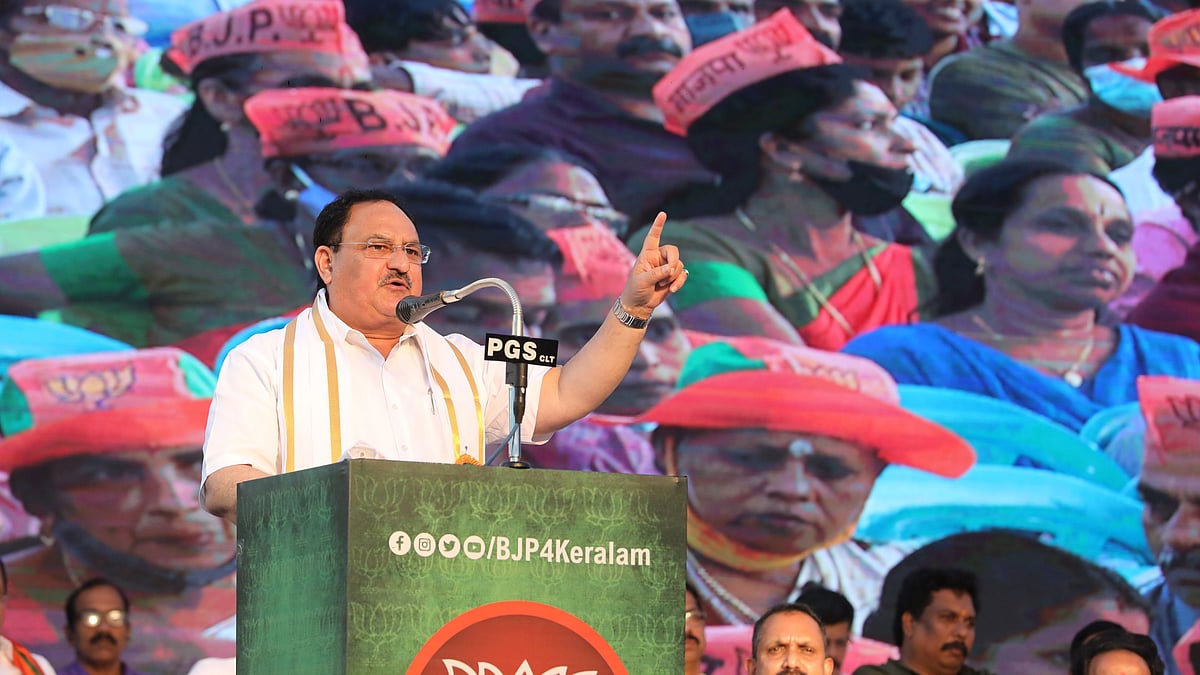 <div class="paragraphs"><p>JP Nadda in Kerala.&nbsp;</p></div>