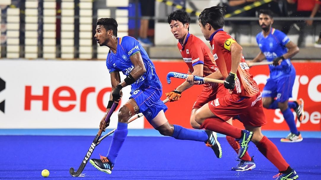 <div class="paragraphs"><p>India emerged 2-1 winner against Japan in a Super 4s Pool encounter in the Asia Cup 2022.</p></div>