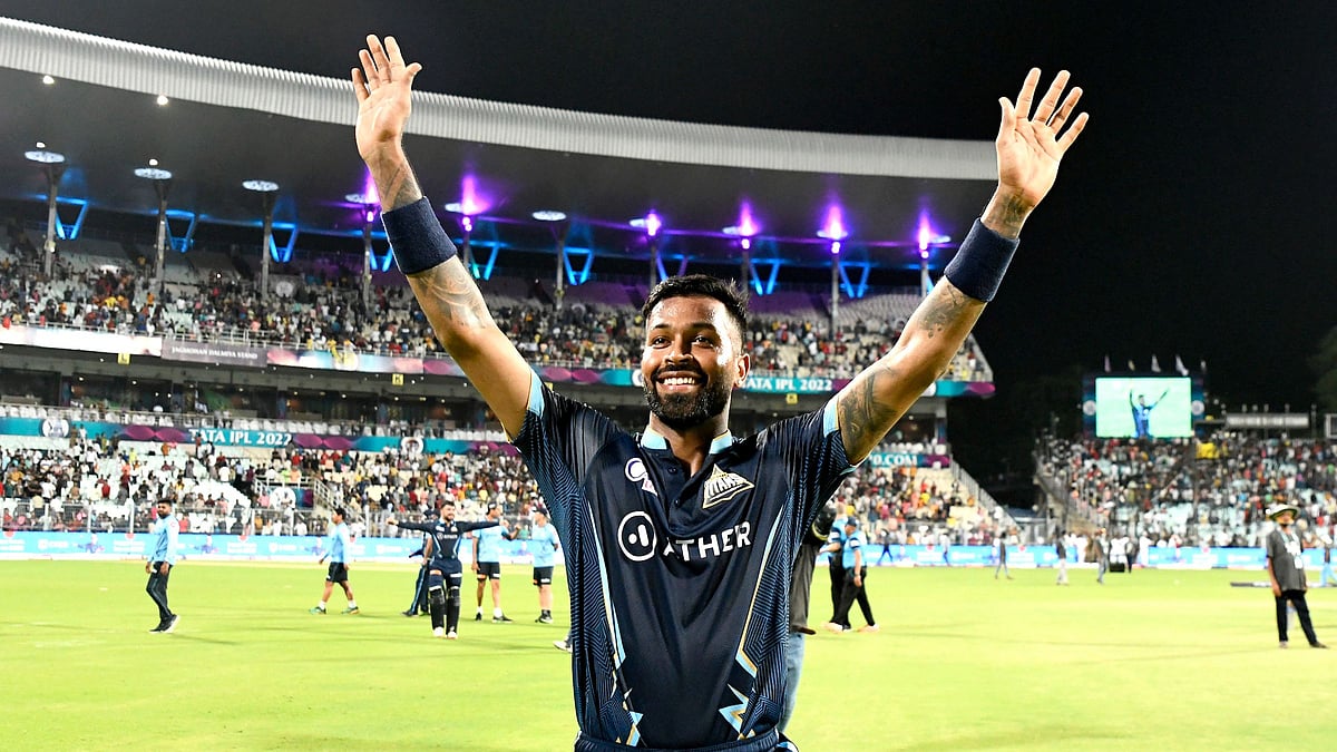 <div class="paragraphs"><p>Hardik Pandya in celebratory mode.</p></div>