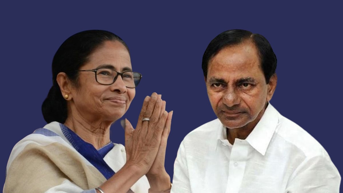 <div class="paragraphs"><p><a href="https://www.thequint.com/topic/telangana-chief-minister-k-chandrashekar-rao">Telangana Chief Minister K Chandrasekhar Rao (KCR)</a> gave <a href="https://www.thequint.com/topic/mamata-banerjee">Mamata Bannerjee</a> the cold shoulder by deciding to ignore the West Bengal Chief Minister’s invitation for a united <a href="https://www.thequint.com/news/politics/opposition-parties-to-attend-mamata-banerjees-meet-on-presidential-election">opposition meeting</a> in New Delhi.</p></div>