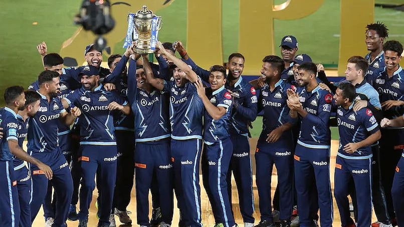 <div class="paragraphs"><p>Gujarat Titans won their maiden IPL trophy after outclassing Rajasthan Royals in the summit clash.</p></div>