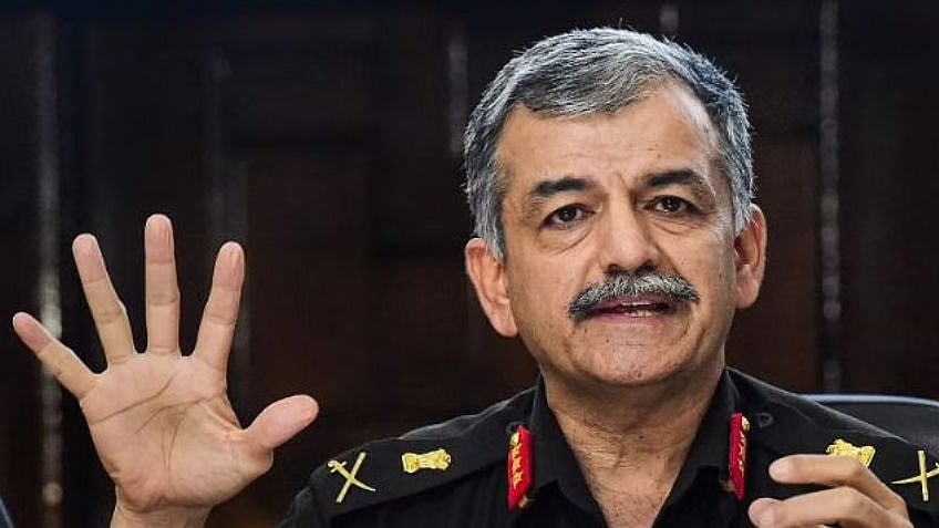 <div class="paragraphs"><p>Department of Military Affairs Additional Secretary Lt General Anil Puri addresses a press conference regarding the Central governments Agnipath scheme.</p></div>