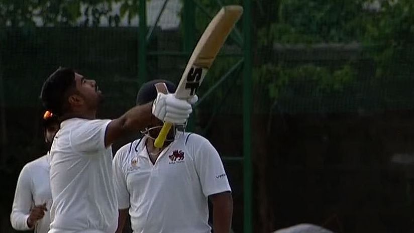 <div class="paragraphs"><p>Debutant Suved Parkar scored a double hundred.</p></div>