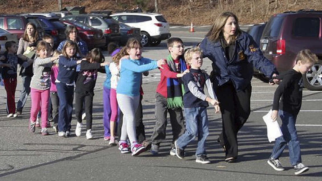<div class="paragraphs"><p>A still from the Sandy Hook shooting. </p></div>