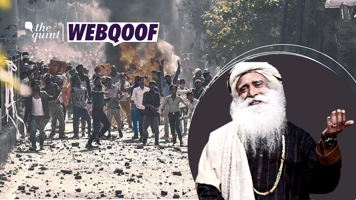 <div class="paragraphs"><p>Fact-Check | Sadhguru's claim that there were no communal riots in India in the last 10 years is false.&nbsp;</p></div>