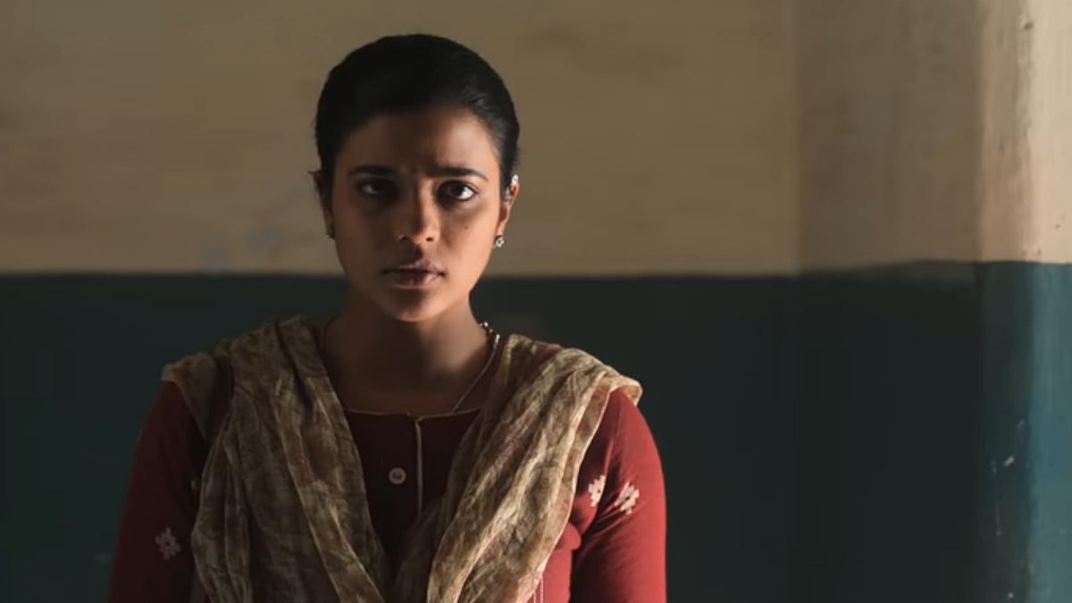 <div class="paragraphs"><p>Aishwarya Rajesh as Nandini in 'Suzhal'.</p></div>