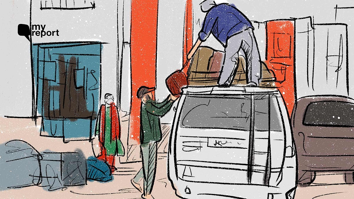 <div class="paragraphs"><p>Kashmiri Pandits fleeing the valley.</p></div>