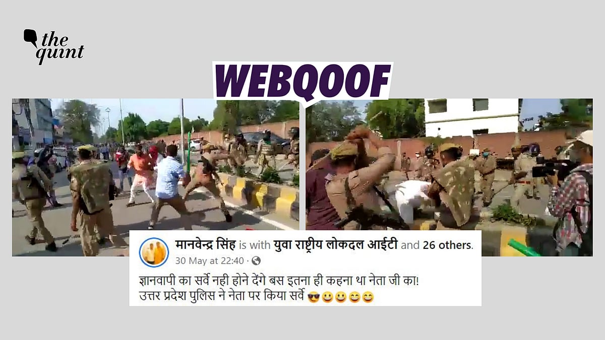 <div class="paragraphs"><p>Fact-check : The claim states that the UP police lathicharged people during Gyanvapi survey.</p></div>