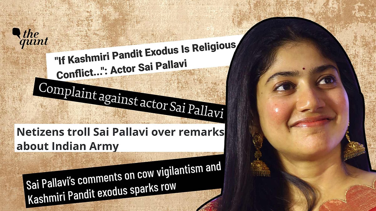 <div class="paragraphs"><p>Sai Pallavi recently made headlines for her comments on the religious violence in India, while also drawing the ire (and nastiness) of some social media users.</p></div>